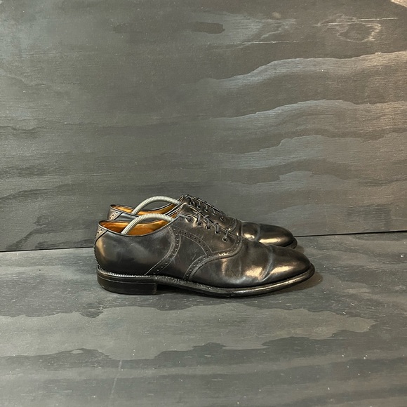 Johnston & Murphy Aristocraft Men’s Size 11.5 Black Leather Oxford Dress Shoe - Picture 1 of 8